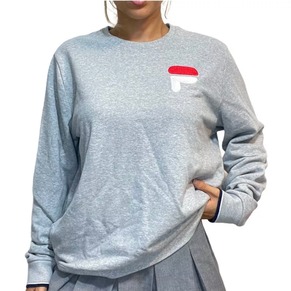 Vintage Fila Unisex Sweatshirt L Embroidered